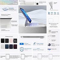 Vista 6 de typecase Funda de teclado para iPad Air 11 y iPad Pro 11 (4ª, 3ª, 2ª, 1ª generación), teclado mágico para iPad Air 5ª/4ª generación, funda
