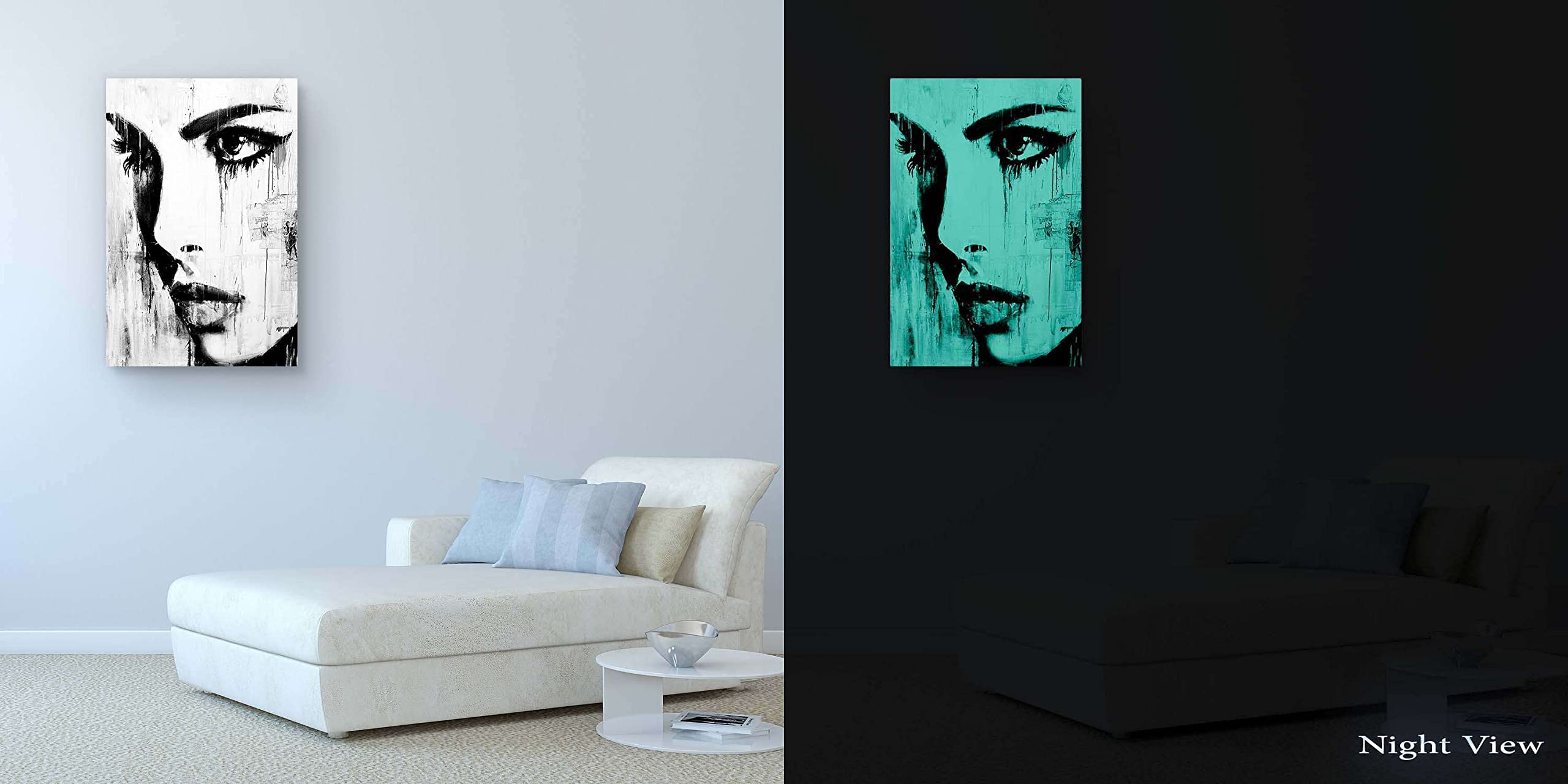 Quadro Startonight Che Si Illumina Al Buio – Stampe Su Tela 60x90 Cm, Doppia Visualizzazione, Decorazione Moderna Per Parete - copertina