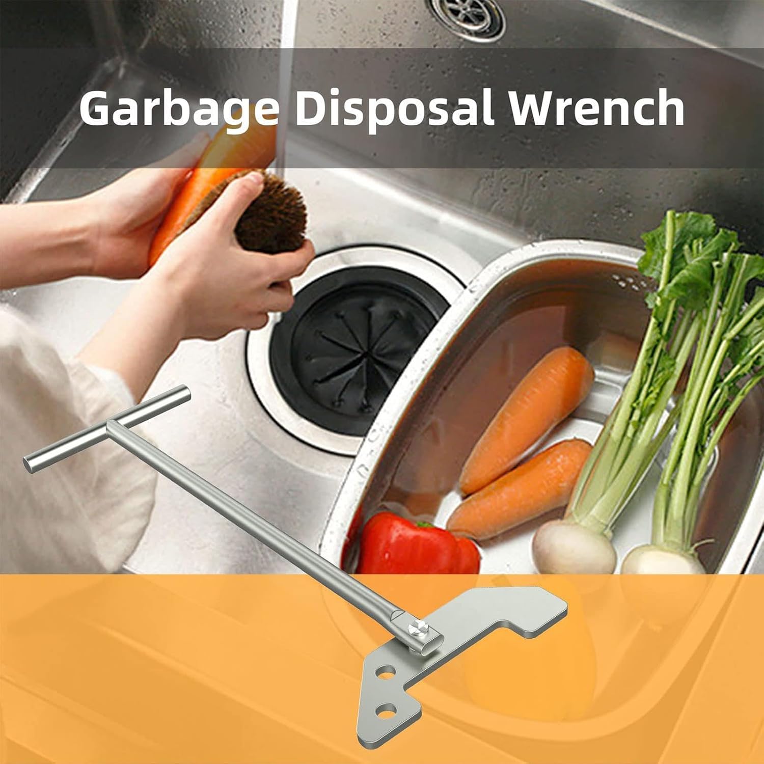 Disposal Wrench Metal Direct Clog Jam Clutter Dislodger