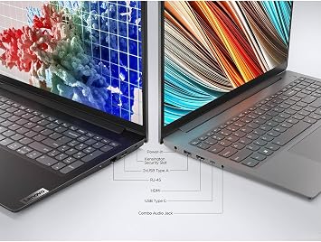 Lenovo V15 G2 Laptop, 15.6 FHD Screen, Intel Dual-core Processor, 16GB RAM, 1TB SSD, Webcam, HDMI, Wi-Fi, Windows 11 Home, Black