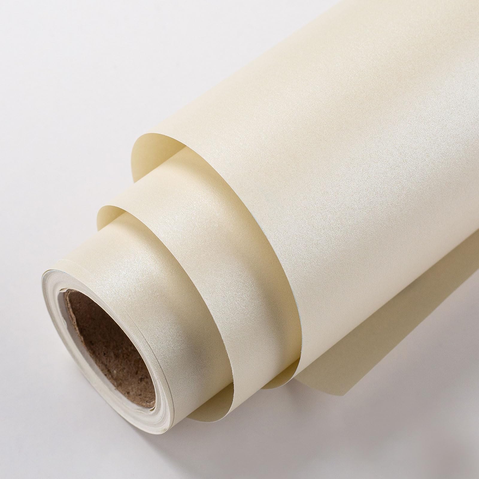 MIMUTI Off White Matte Wrapping Paper - Solid Color Pearly Lustre Paper Perfect for Wedding, Birthday, Christmas, Baby Shower, Party - 17 Inches x 33 Feet