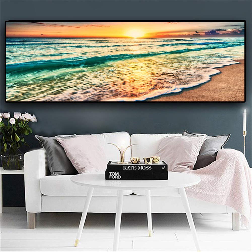 Diamond Painting Kit 5D – Großes Bild 70x200 Cm, Mit Quadrat-Bohrern, Komplett-Set Für Erwachsene & Kinder