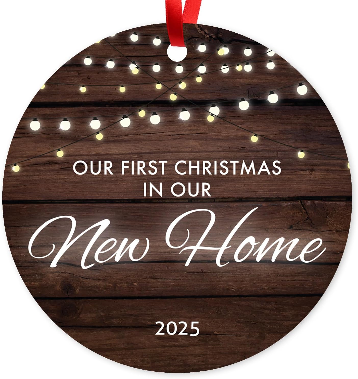Our First Christmas in Our New Home 2025, Christmas Tree Décor Gift Ornaments,