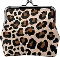 Amazon.co.jp: コインケース 豹柄 ヒョウ柄 がま口小銭入れ