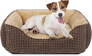 JOEJOY Medium Dog Bed, Washable, Fluffy Dog Bed, Cat Bed, Non-Slip Dog Basket, Dog Sofa, Pet Bed for Small and Medium Dogs and Cats up to 14 kg (64 x 53 x 20 cm) product image