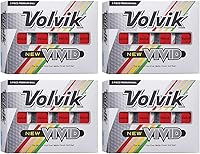 Vista 6 de Volvik Juego de 3 pelotas de golf de color mate de alta visibilidad, de alta visibilidad, 4 docenas (48 bolas)