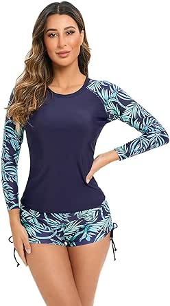 Piece Rash Guard Swimsuit Women Patlollav Women Two Piece Rash