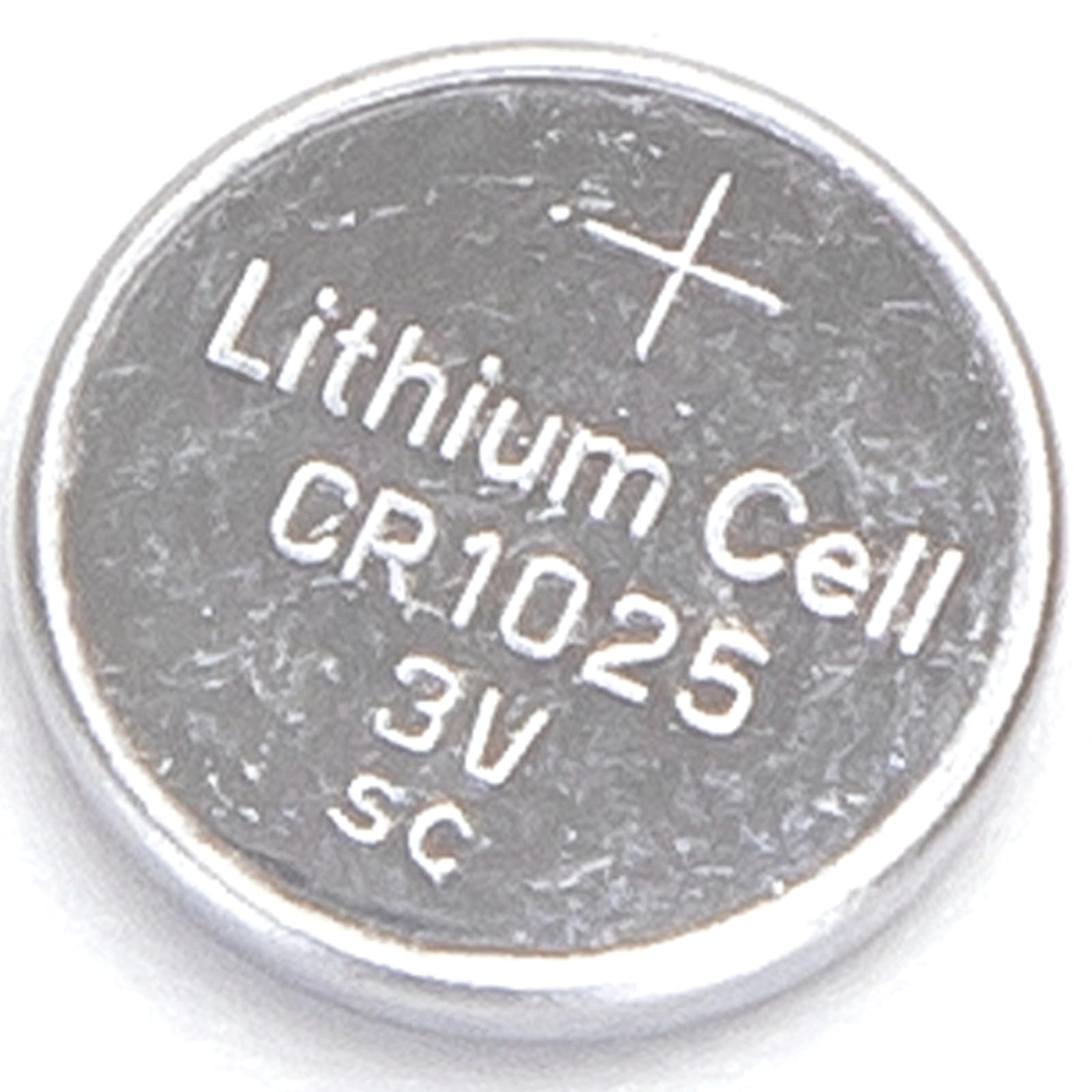 CR1025 3V Button Cell Battery Pack of 2 Ideal for Small Electronic Devices such as Watches, Calculators and Medical Devices High Durability and Reliability.