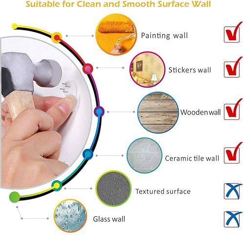 Miniatura 7 de Vaabee Decoración de pared de árbol genealógico 3D calcomanías de espejo para bricolaje marco de fotos collage para decoración del hogar sala de