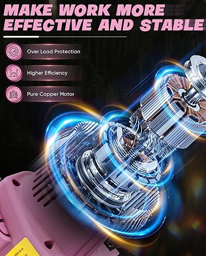 Miniatura 3 de Saker Mini motosierra | Motosierras de 6 pulgadas [2025 actualizadas] | Mini motosierra eléctrica inalámbrica | Pequeñas motosierras portátiles de