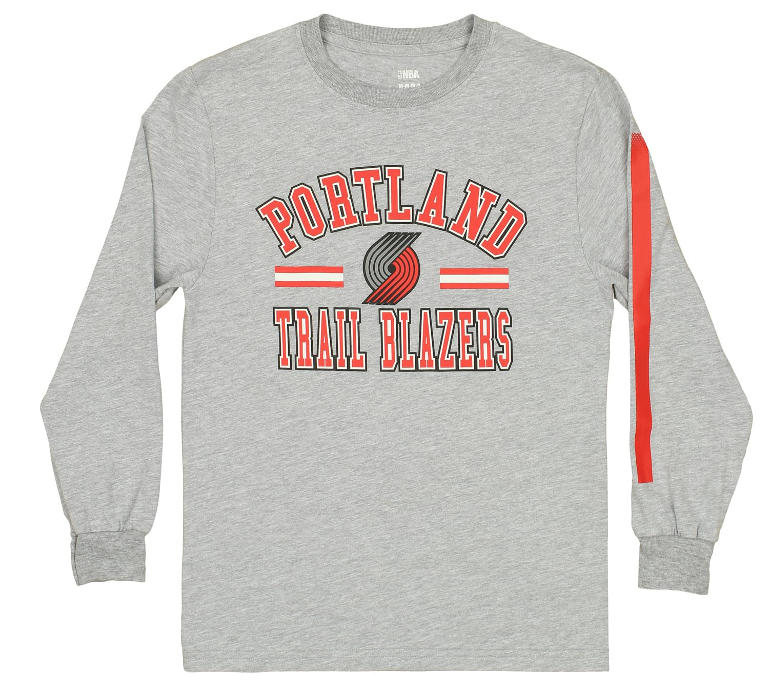 Portland Trail Blazers NBA Boys Youth (4-18) Grey Long Sleeve Tee