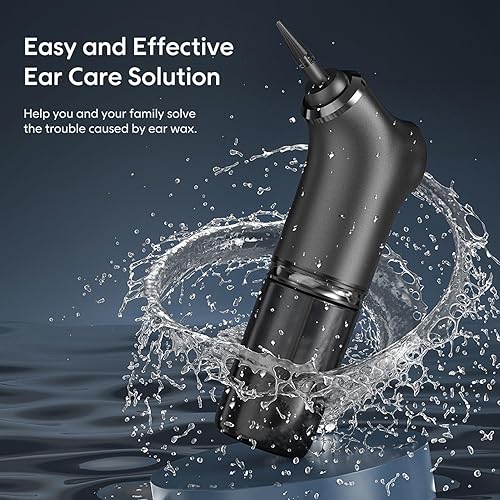 Vista 4 de Ear Wax Removal Pickers, 2000mAh Ear Wax Removal Kit, Comfortable Water Powered Cleaning Kit, Ear Wax Removal Tool with Space Saving Foldable