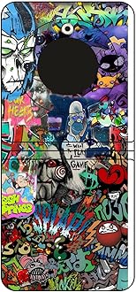 Mobile Skin Sticker Compatible with Tecno Phantom V FLIP Skin Not Back Cover, Camera & Back Protector Mobile Skin Wrap; Tecno Phantom V FLIP-JF-092