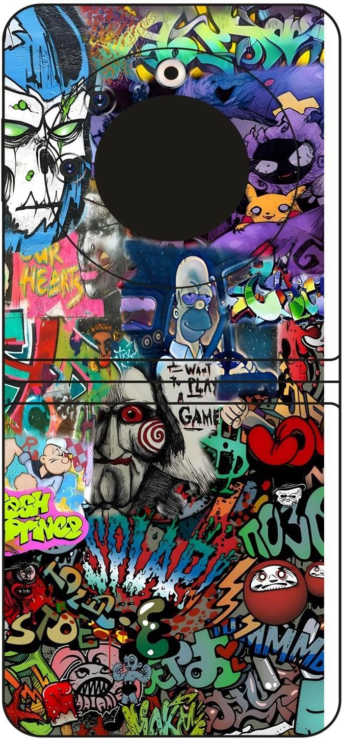 Mobile Skin Sticker Compatible with Tecno Phantom V FLIP Skin Not Back Cover, Camera & Back Protector Mobile Skin Wrap; Tecno Phantom V FLIP-JF-092