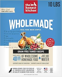 The Honest Kitchen Wholemade™ Grain Free Turkey Dog Food, 10 lb Box