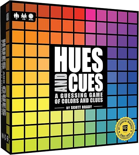 HUES and CUES - Vibrant Color Guessing Board Game for