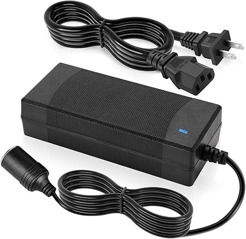 Miniatura 9 de Facmogu Adaptador de fuente de alimentación de 12V 2A 24W con enchufe para encendedor de cigarrillos de automóvil, CA 100V-240V a CC 12V 2A