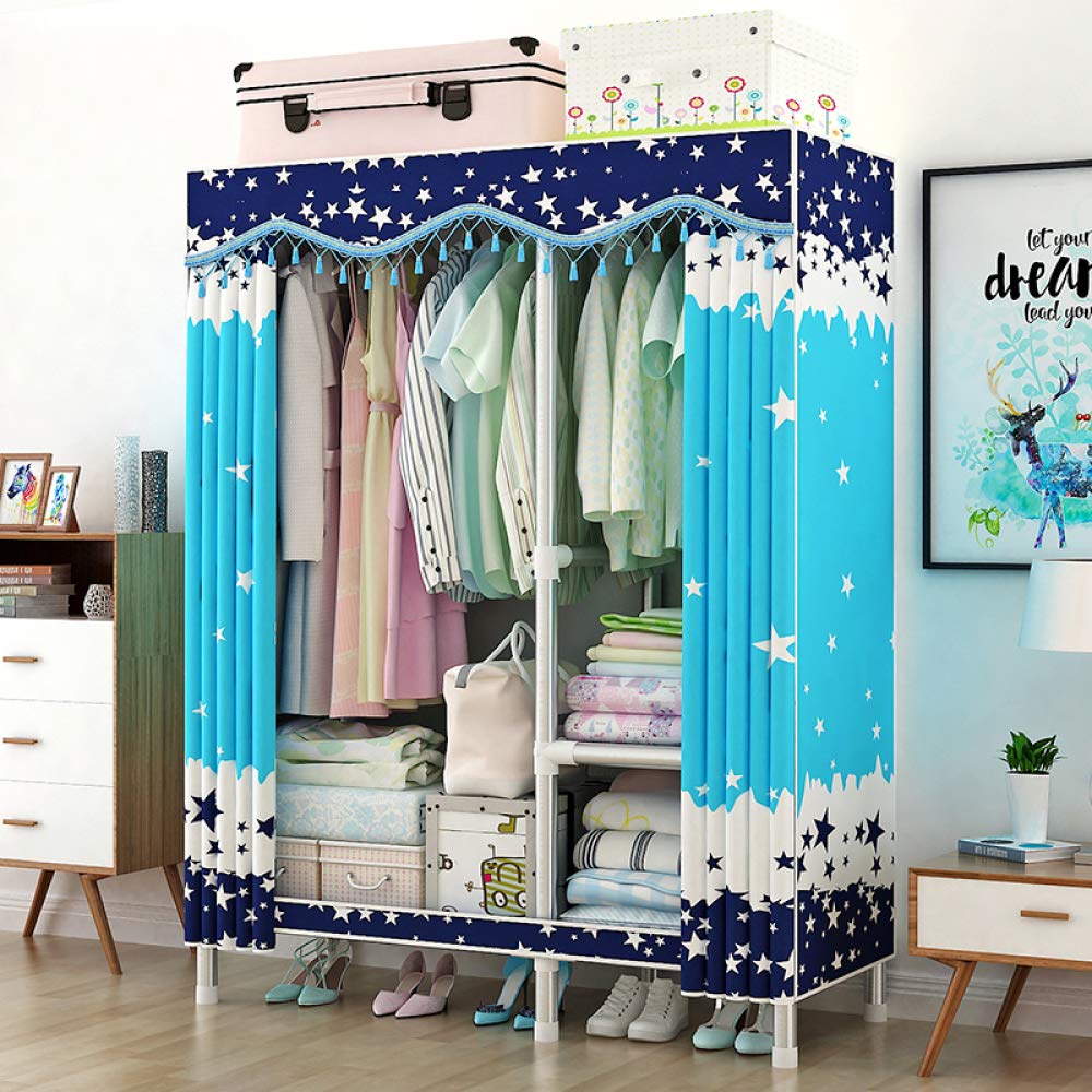 Garde-robe penderie gain de place pour organiser les vêtements et chaussures en chambre