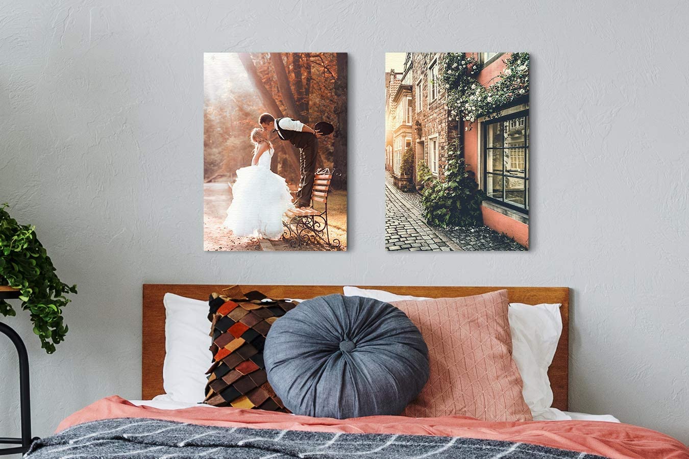 MuchoWow© Grande Tela Personalizzata con Foto 80x120 cm – Formato Verticale o Orizzontale – Decorazione Parete Camera e Bagno – Regalo Fotografico