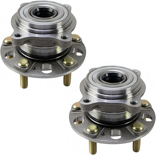 Vista 350 de TRQ Juego de 2 rodamientos y bujes de rueda trasera izquierda y derecha compatible con Ford Expedition 2007-2010 Lincoln Navigator 2007-2010