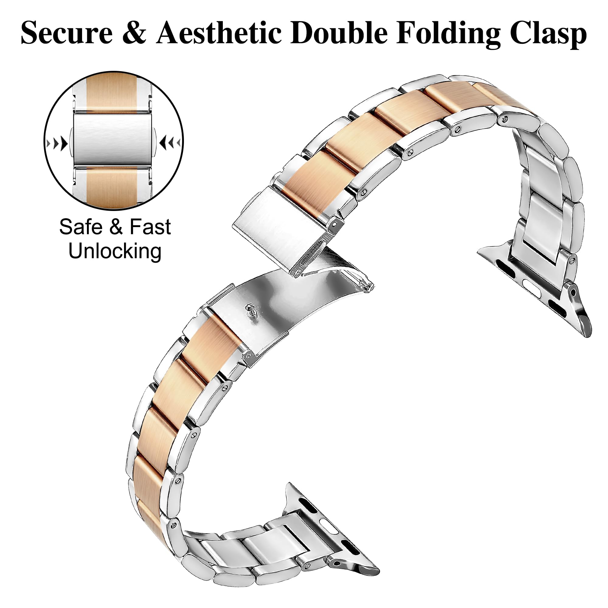 Ocaer Compatible with Apple Watch Straps 42mm 41mm 40mm 38mm - Image 2