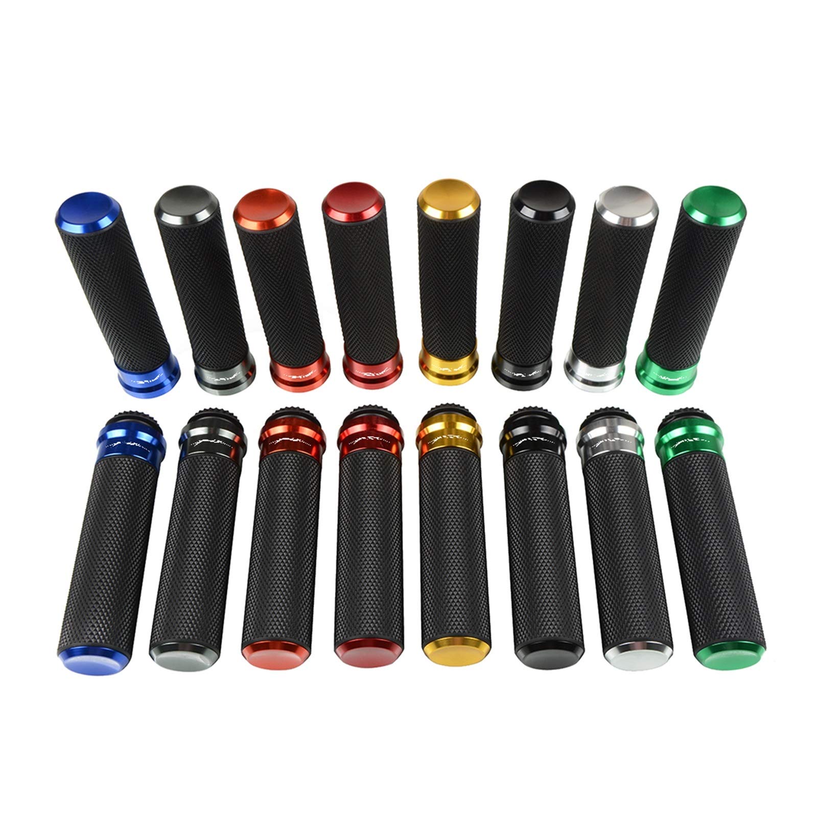 Motorfiets stuur 7/8 22mm Universele Motorfiets Handvat Stuur Hand Bar Grip Voor SUZUKI GSF 1200 GSF1200 BANDIT 2007-2015 GSF 2008 2009 Motorstuurgreep (Color : Orange