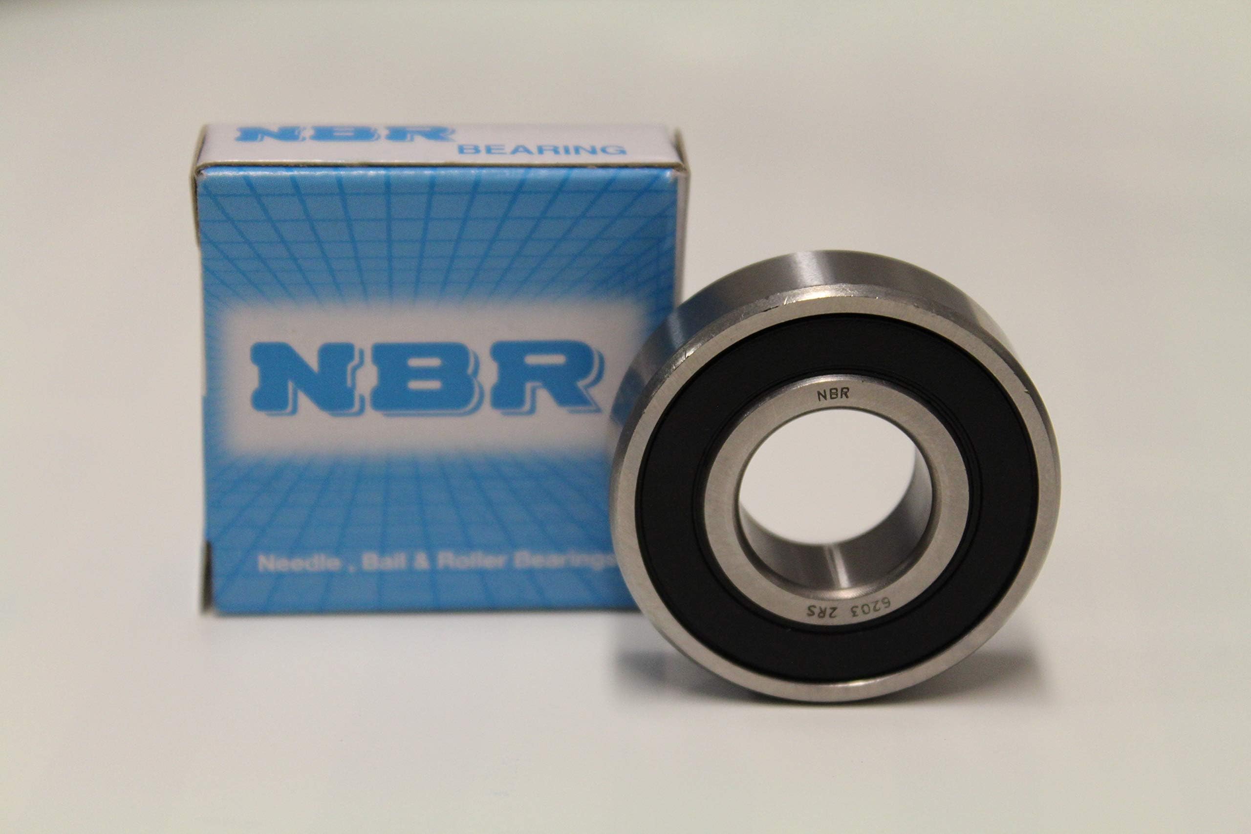 6203-2RS Sealed - 17x40x12 - Lubricated - Chrome Steel (2 PCS)