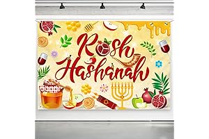 Rosh Hashanah Backdrop - Jewish Party Decorations