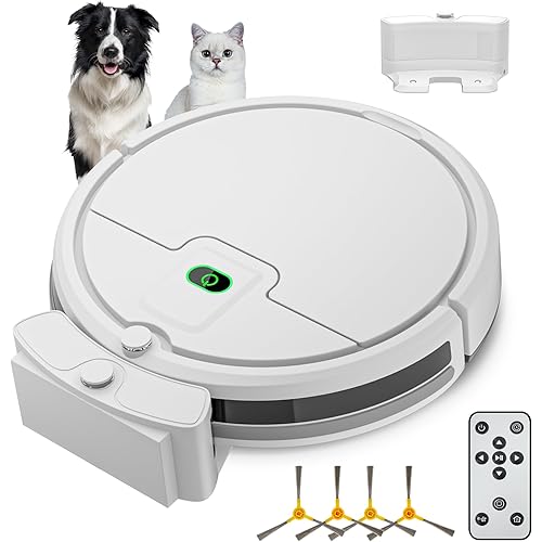 Robot Vacuum Cleaner, Tangle-Free 2900Suction Robot Vacuum,Slim, Automatic Self-Charging Robotic Vacuum Cleaner, Ideal for Pet Hair,Hard Floor and Low Pile Carpet