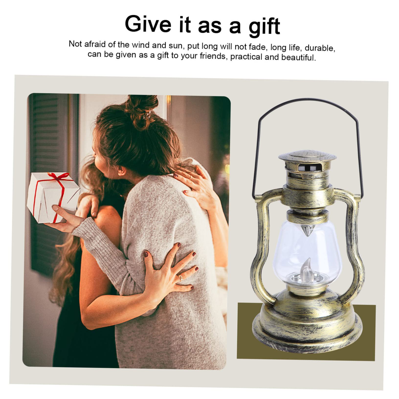 Lanterne Halloween 2 Pezzi - Lampade Decoratieve A LED Nere - Foto 5