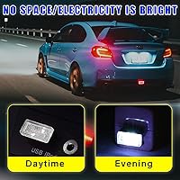 Vista 36 de Augeny 4 lámparas LED USB para el interior del automóvil, luz nocturna decorativa USB enchufable, kit de iluminación ambiental portátil, accesorios