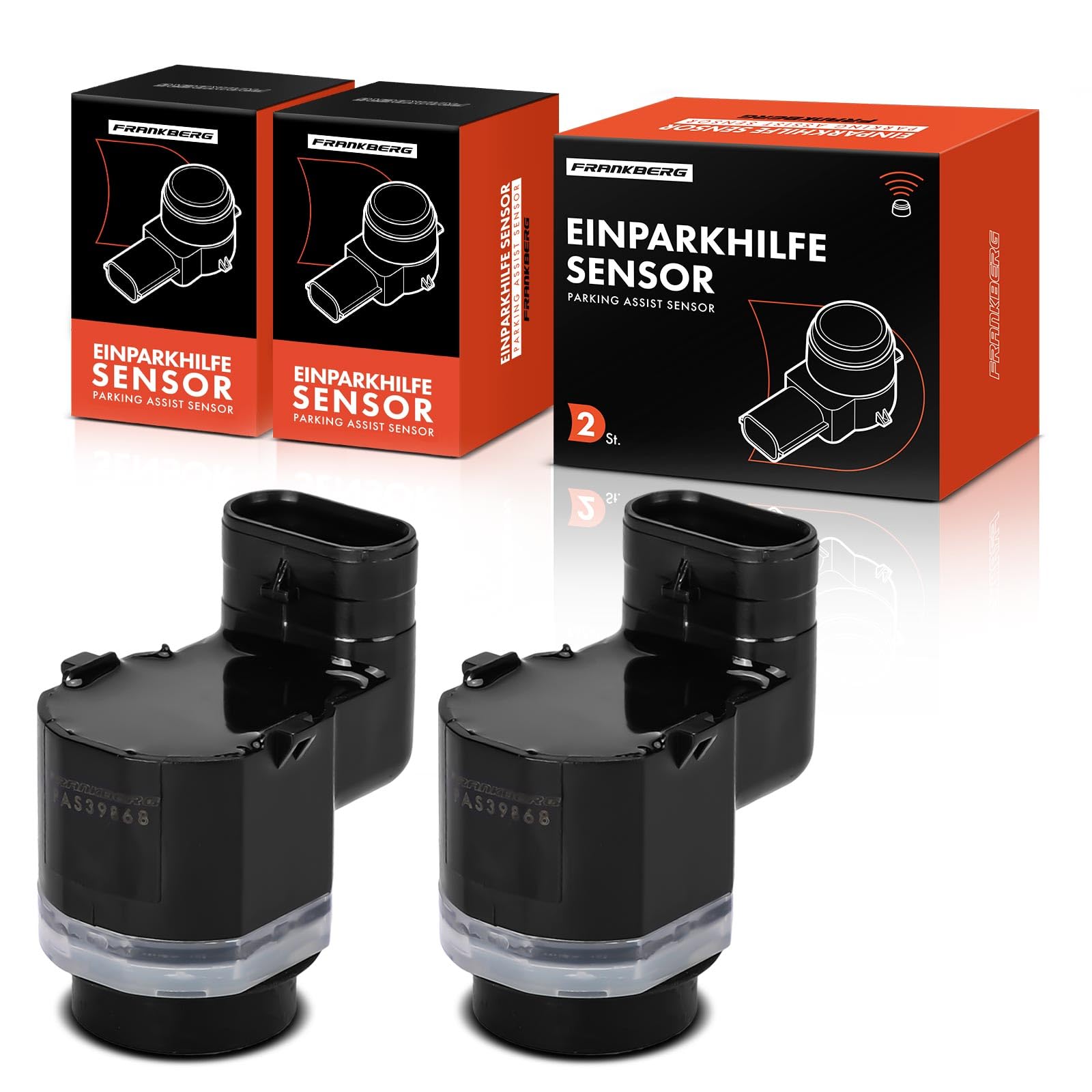 Frankberg 2x Parksensor Einparkhilfe Vorne Hinten Kompatibel mit X3 E83 2.0L-3.0L 2006-2011 PDC Parksensor X5 E70 3.0L-4.8L 2006-2013 X6 E71 E72 3.0L 4.4L 2008-2014 Replace# 66209139868