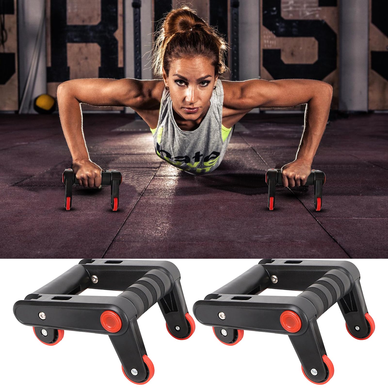 Poignées De Pompe Push Up Bars Flintronic - Antiglissantes Pour Musculation Haut Du Corps