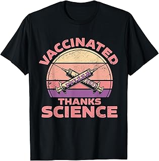 Fully Vaccinated - Pfizer Vaccince - Thanks Science - Retro T-Shirt