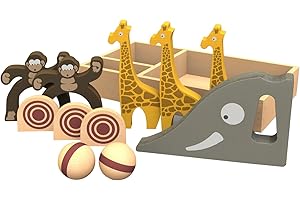 BeginAgain Safari Bowl: Toddler Bowling Game for Active Play