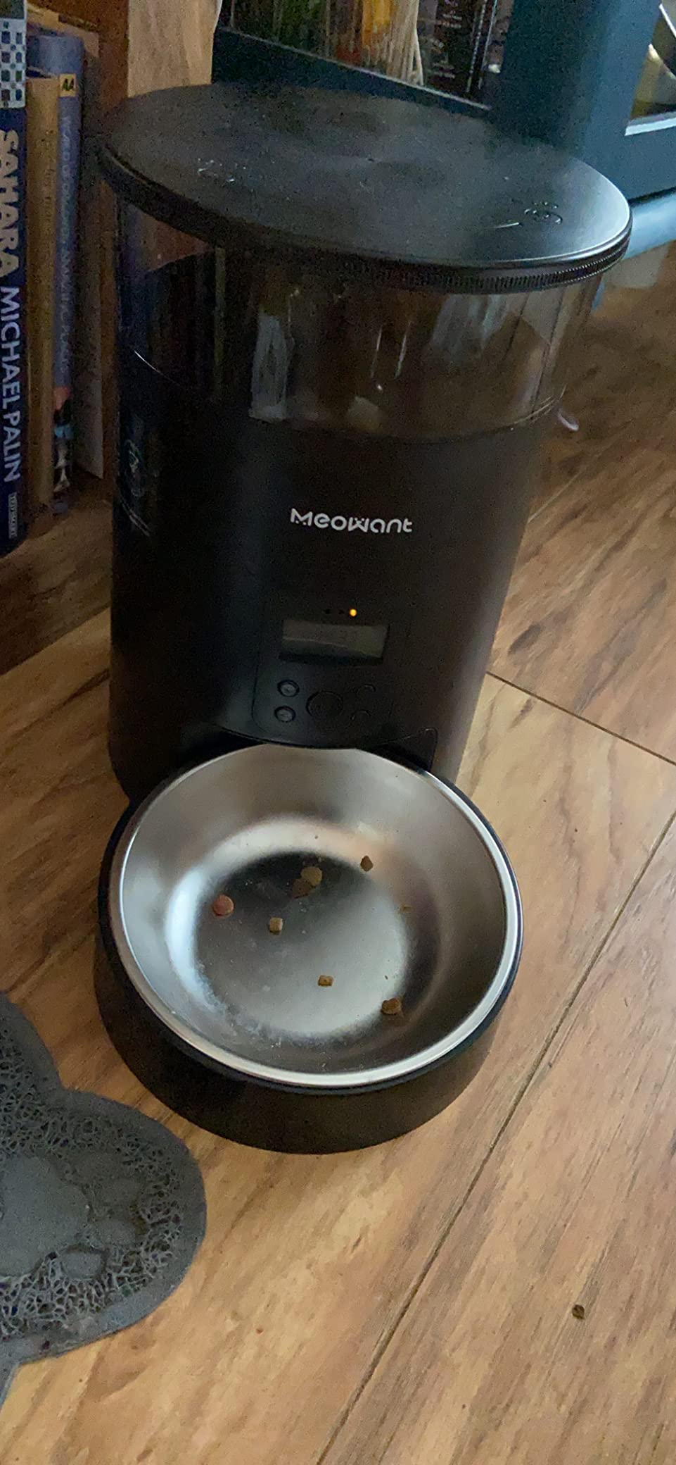 Automatic Cat Feeder, Meowant 4L Timed Pet Dry Food Dispenser with