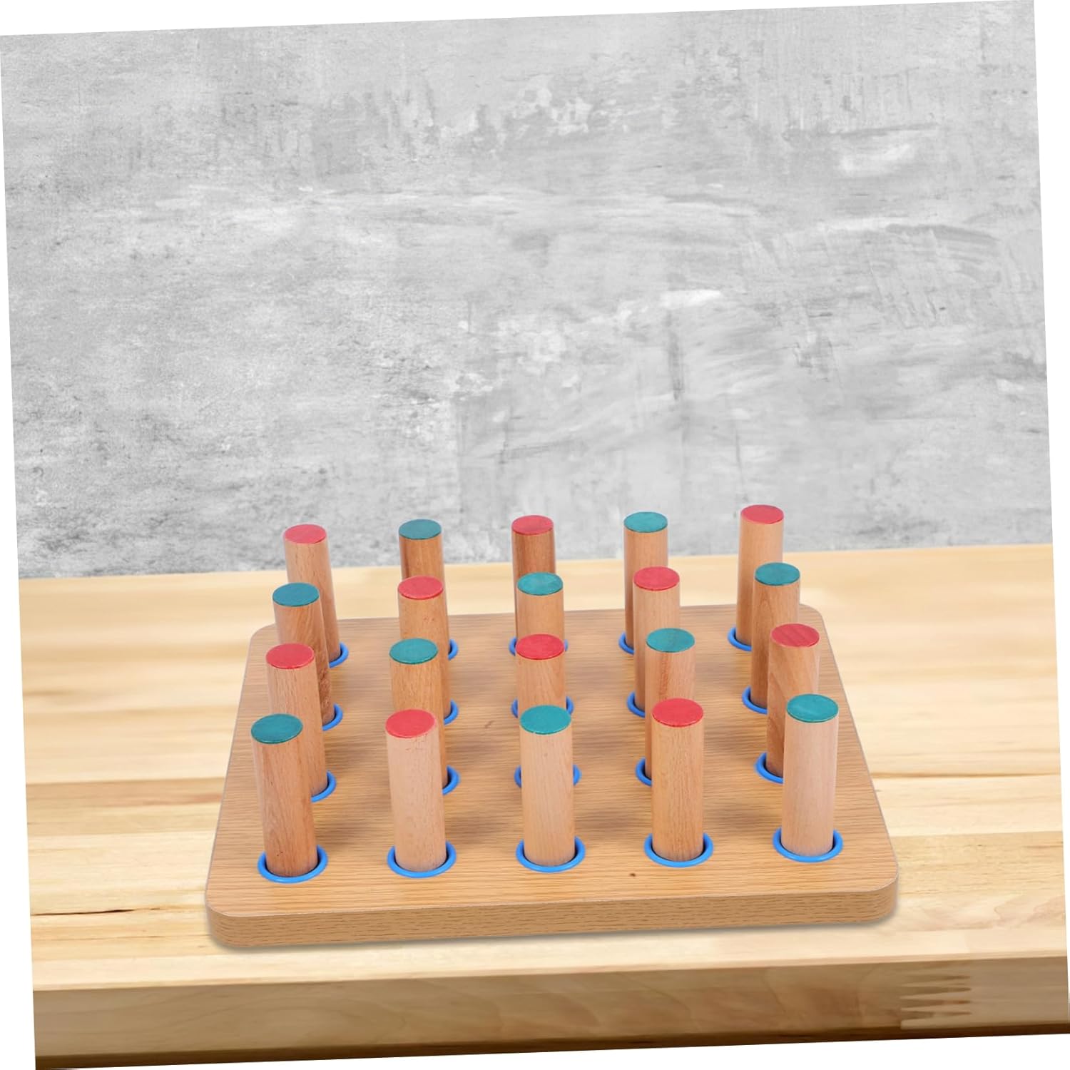 Hand Rehabilitation Pegboard for Finger Coordination and Grip Strength Durable Wooden Exercise Board for and Therapy Centers Promotes Flexibility and Dexterity All Rehabilitation