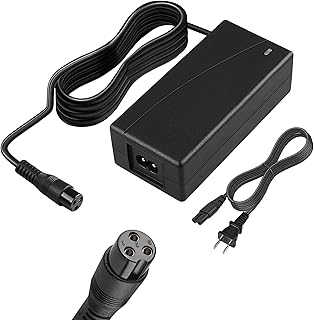 24V 1.5A Charger for Razor Electric Scooter, Standard 3-Prong Inline for Razor E100 E300 E125 E150 E500 E175 PR200, MX350 E225S E325S, Pocket Mod, Sports Mod, Dirt Quad, Motorcycle Dirt Bike