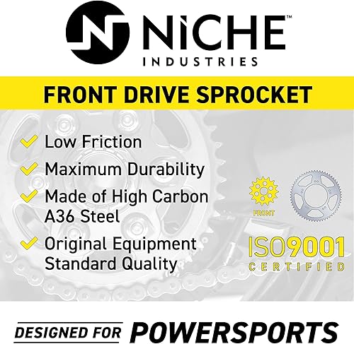 Miniatura 6 de NICHE Piñón de transmisión delantera de 520 pasos y 14 dientes para 1994-2019 KTM 250 125 450 300 350 200 525 500 Husqvarna FE501S FC250 FC450