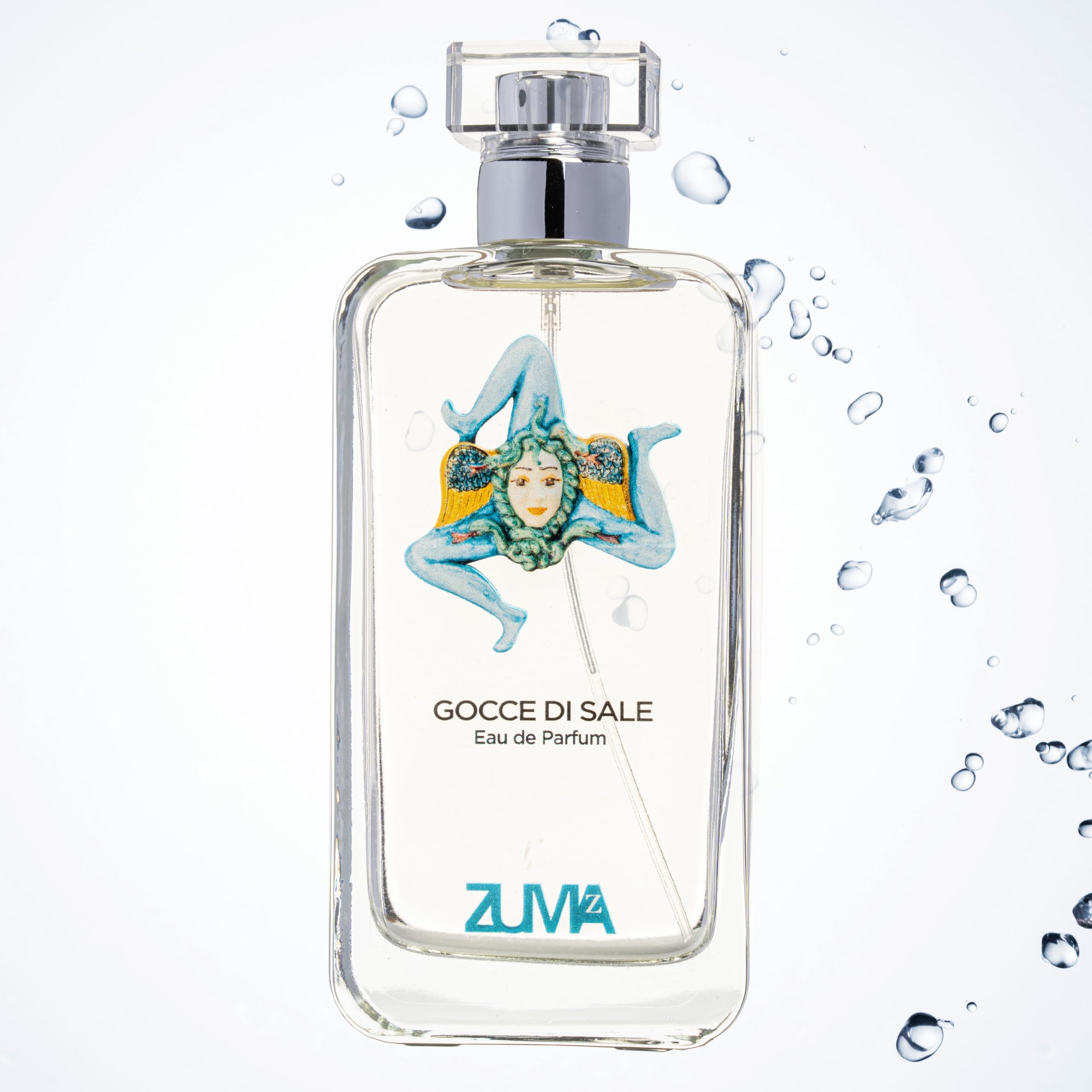 Profumi Zuma - Parfum Gocce di Sale - Eau de Parfum Spray - Une Immersion Sensuelle dans les Parfums de la Mer Made in Italy (Gocce di Sale 100 ml)