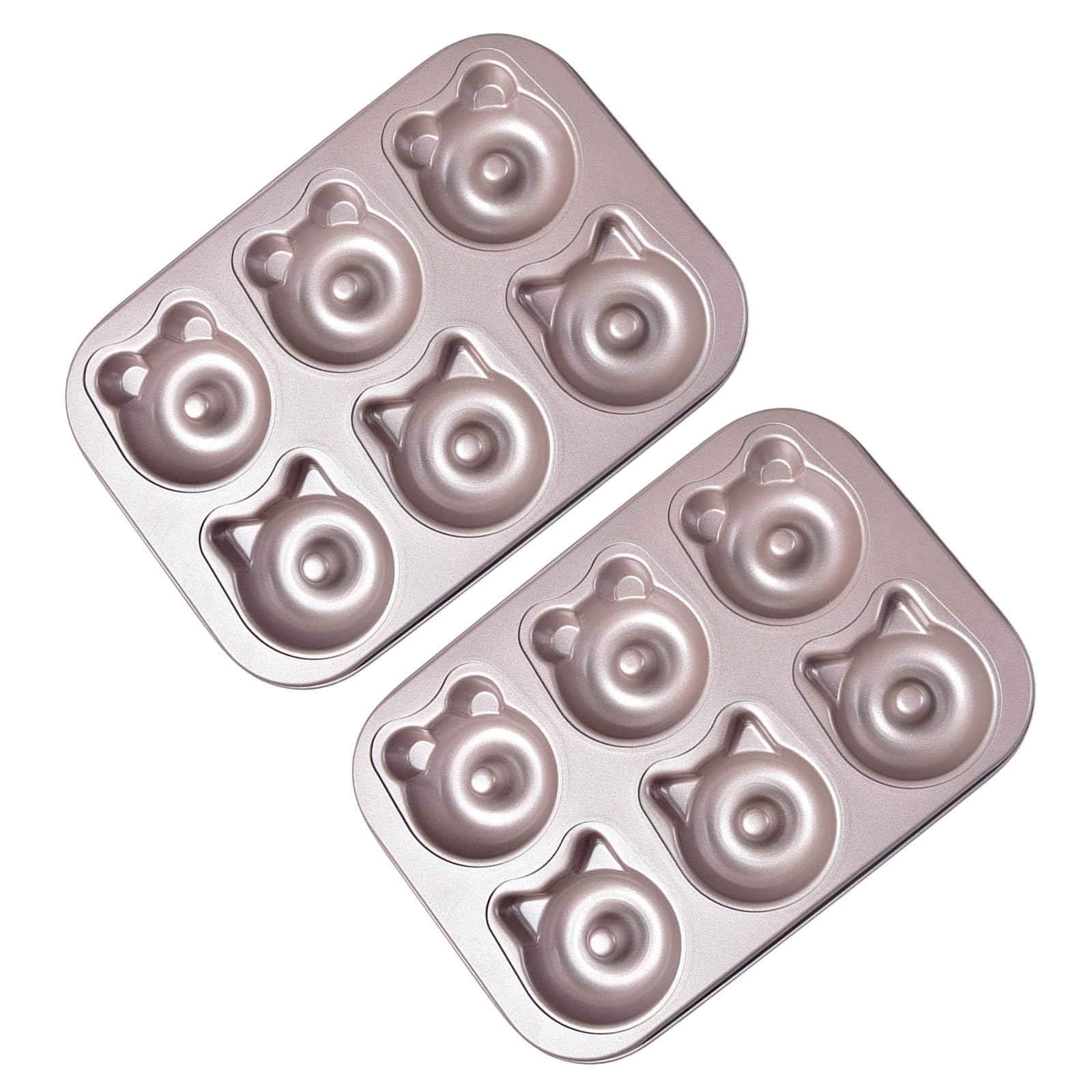 Kalttoy 2Pieces Cake Molds Animal Dessert Baking Pans Carbon Steel Texture Cake Pans Baking Molds Present for Enthusiasts Dessert