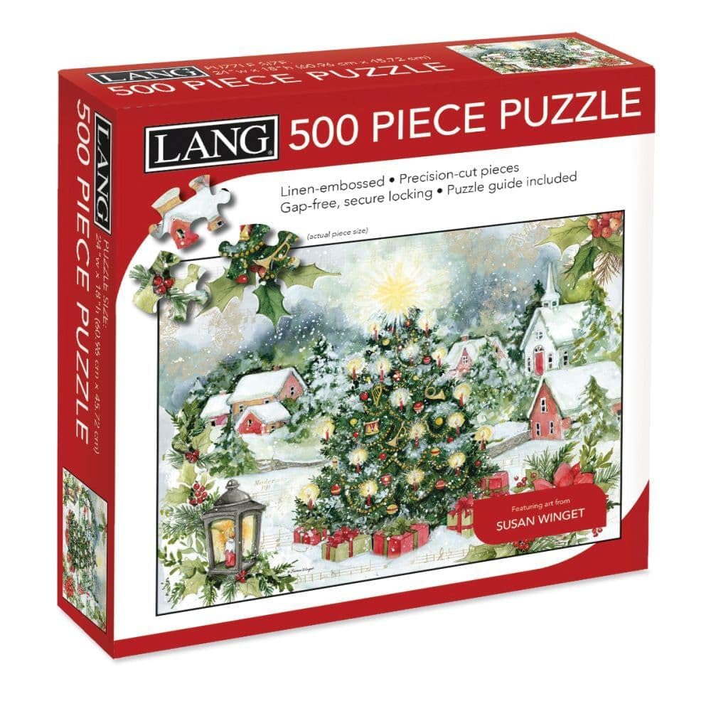 Amazon.com: Lang 500PC Puzzle CHRSTMS TR, Christmas Tree : Toys