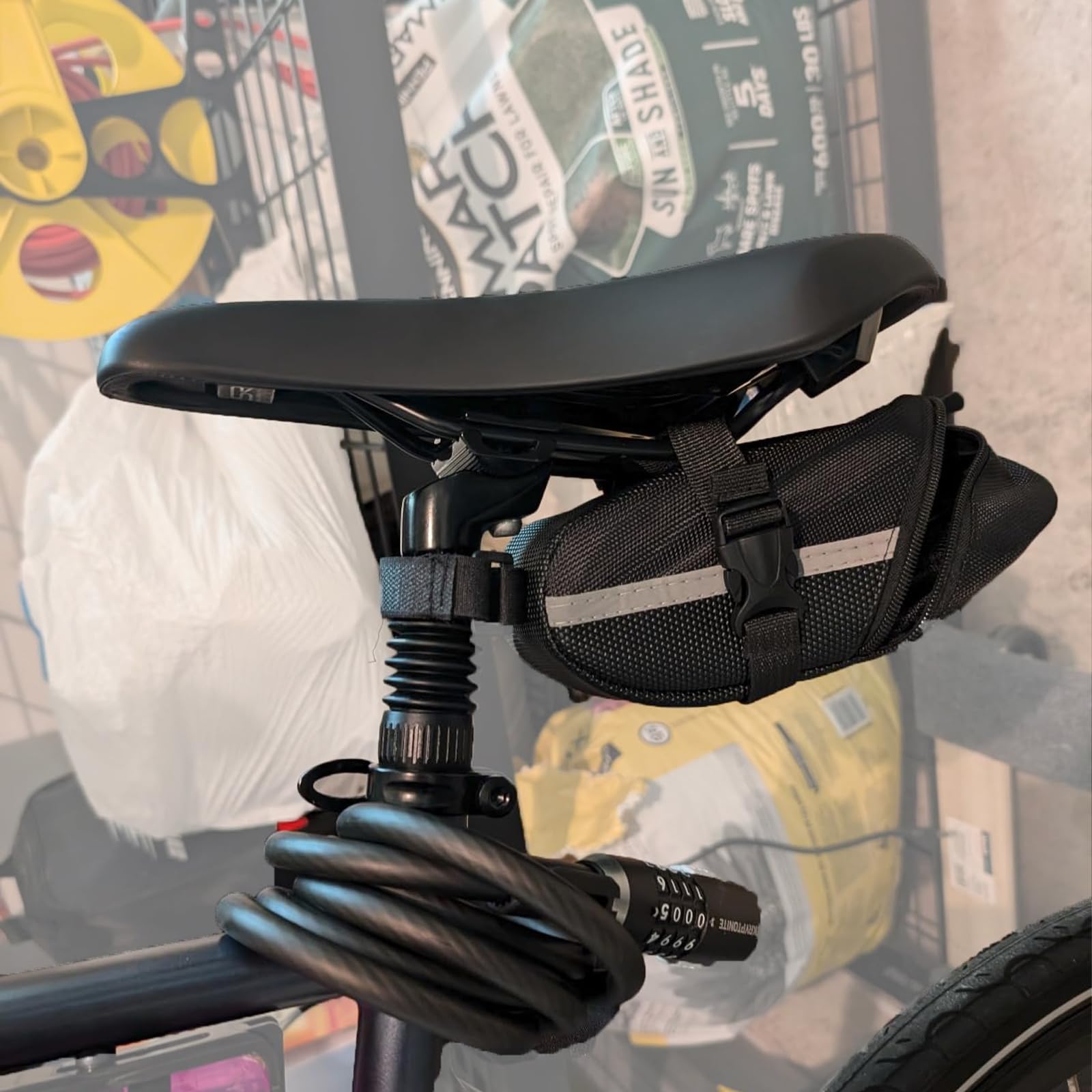 Gefederte Fahrrad-Sattelstütze 27.2 / 30.4 / 30.9 / 31.6 mm – Aluminium Dämpfung Sattelstütze mit Einstellbarer Federung für MTB, E-Bike, Citybike, BMX & Kinderfahrrad