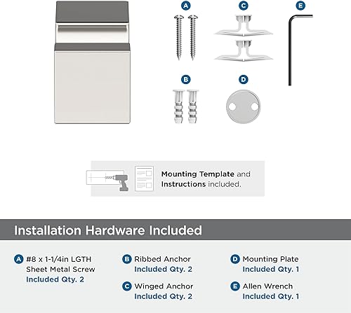 Vista 146 de Amerock BH3608226 Toallero cromado Toallero de 6-1/2 pulgadas (6.496 in) de longitud Monumento Toallero de mano para pared de baño Soporte