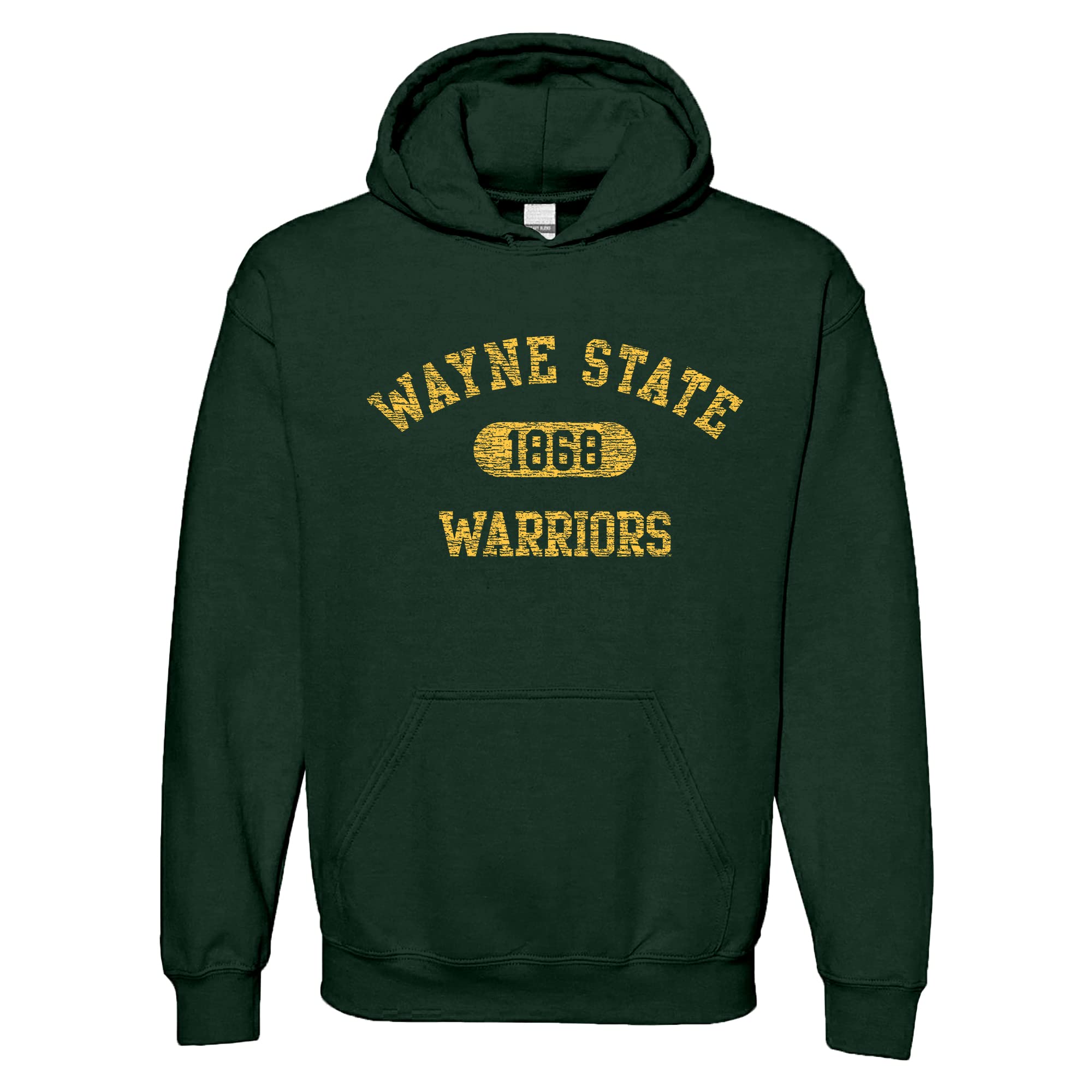 NCAA Officially Licensed College - University Team Color Arch Logo Hoodie - Green - Large โ image 1