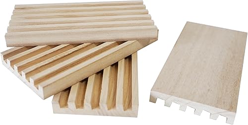 Miniatura 8 de DNB - Bandejas de madera para dominó, juego de 8 soportes, 5 ranuras por soporte, dominó no incluido