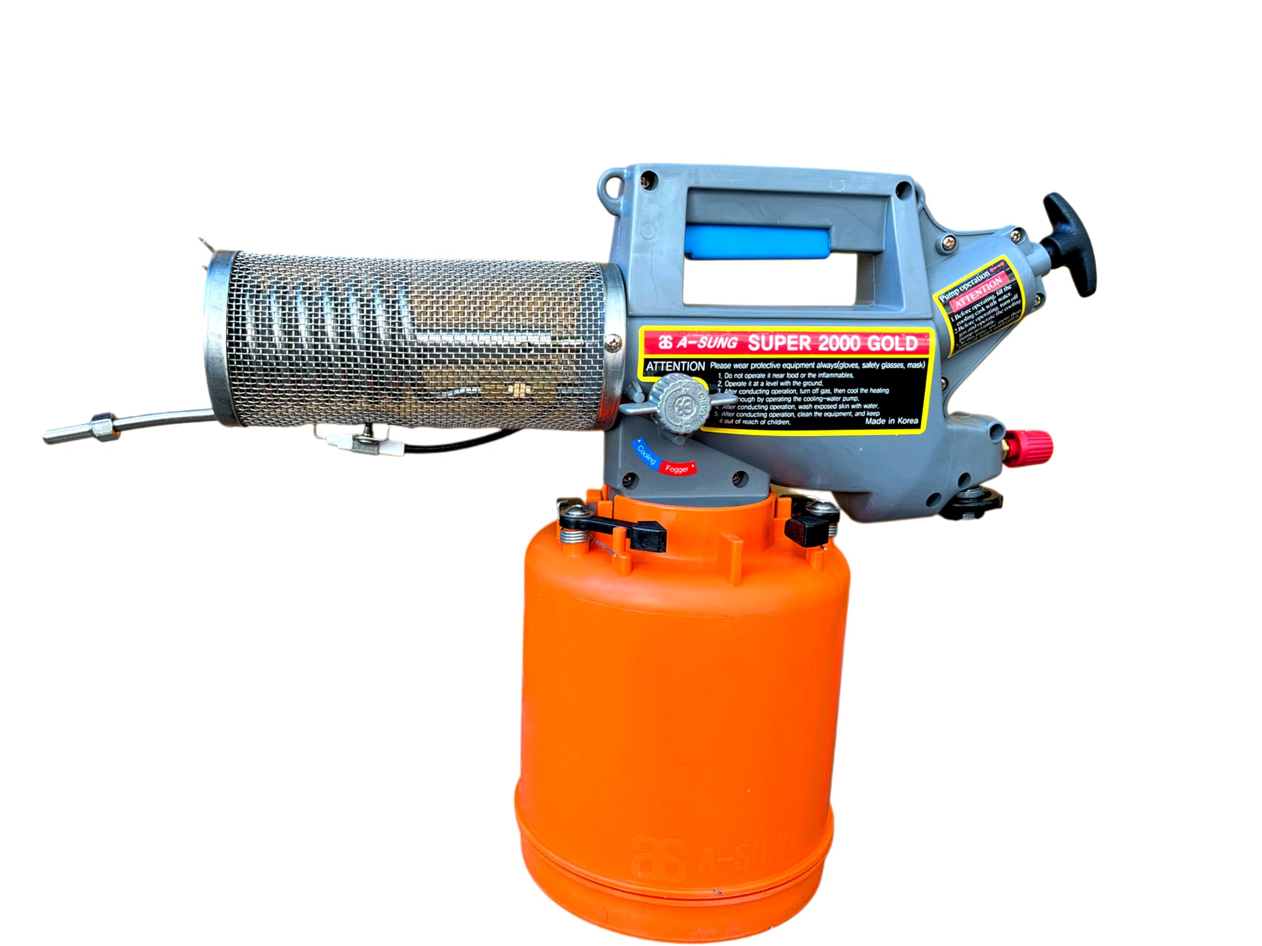 A-SUNG Super 2000 Gold Mini Fogging Machine (Made in Korea) | Thermal Fogger for Mosquito & Pest Control | For Home, Farm, Garden & Commercial Use (Machine Only)-image-24
