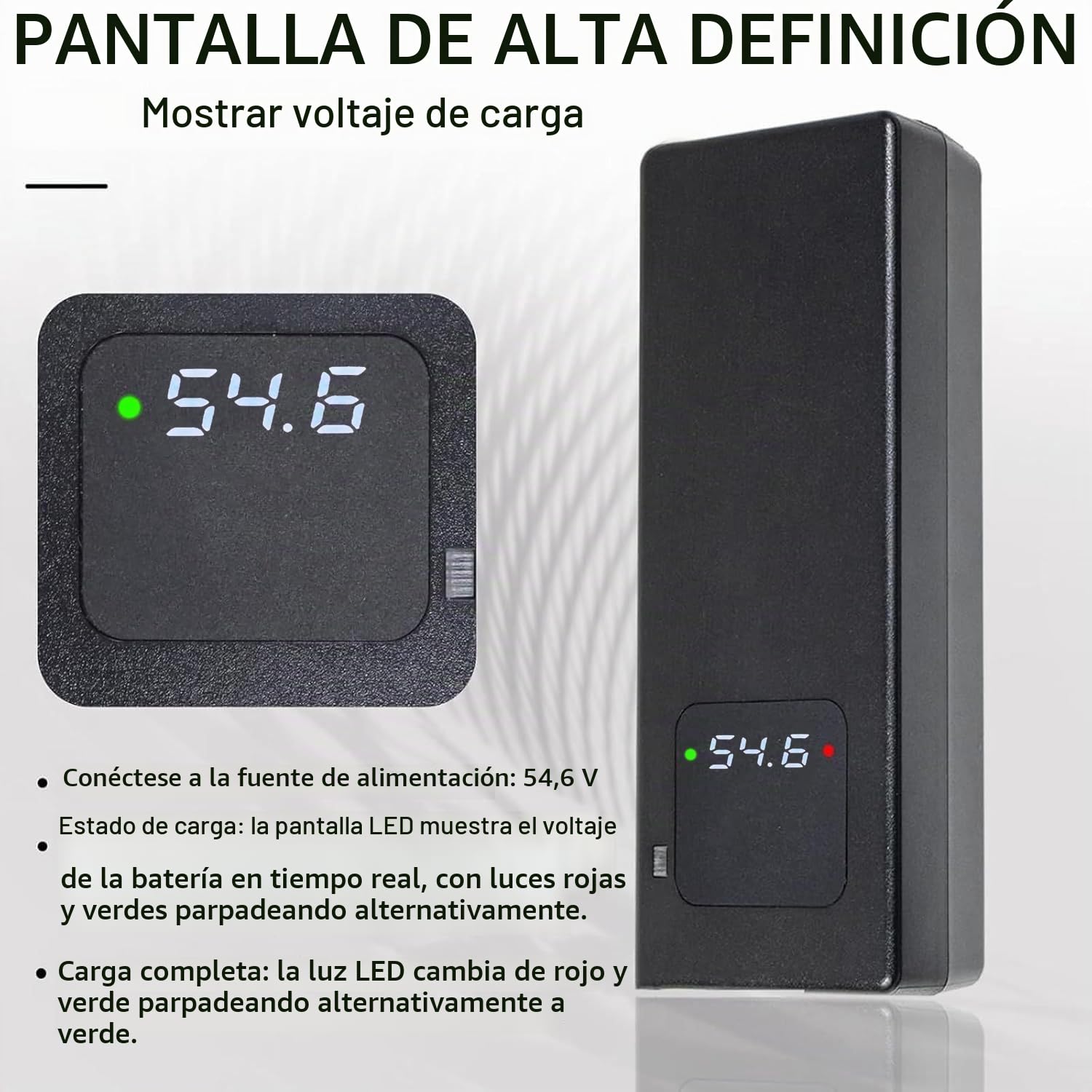 Cargador 54.6V 2A para patinetes eléctricos G2 Master, G3 Pro, A1, compatible con baterías de litio 48V.