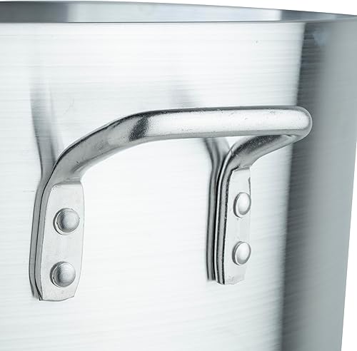 Miniatura 8 de Winco Olla de aluminio de 0.236 in, 32 cuartos de galón