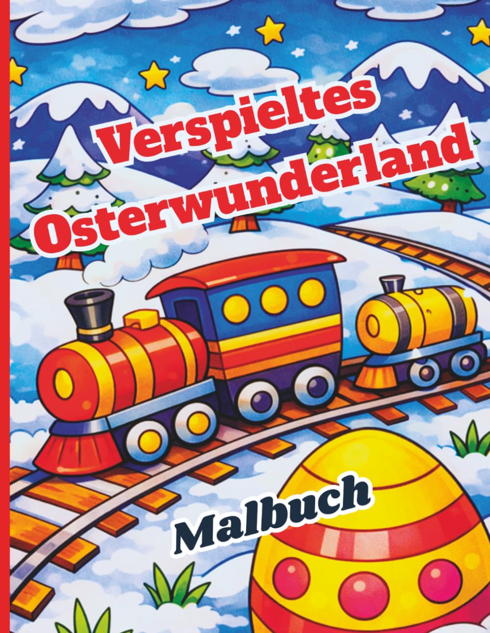 Verspieltes Osterwunderland Malbuch: Magische Frühlingsszenen mit niedlichen Häschen, Ostereiern, Blumen und Fantasiegärten | Entspannende Malvorlagen für Erwachsene und Jugendliche